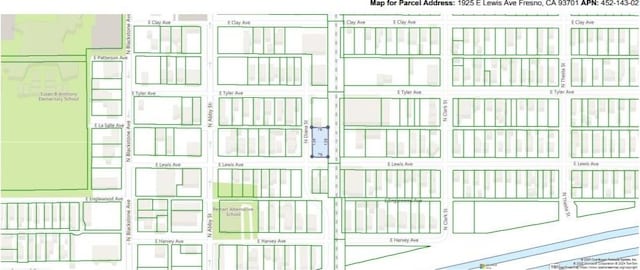 1925 E Lewis Ave, Fresno CA, 93701 land for sale