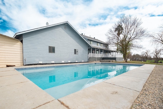 view of pool