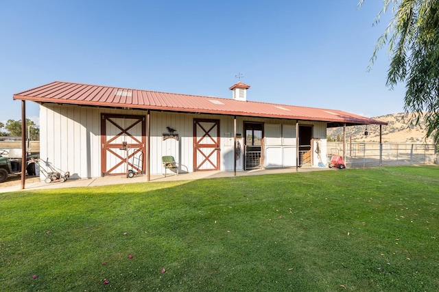 view of stable