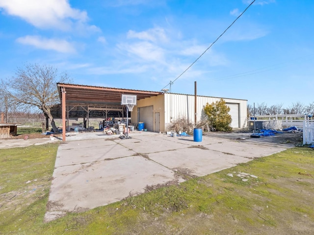 view of outbuilding with an outbuilding