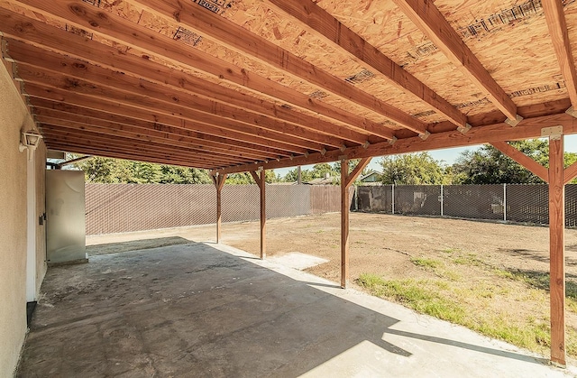 view of patio / terrace featuring a fenced backyard