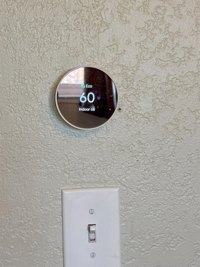 interior details with a textured wall