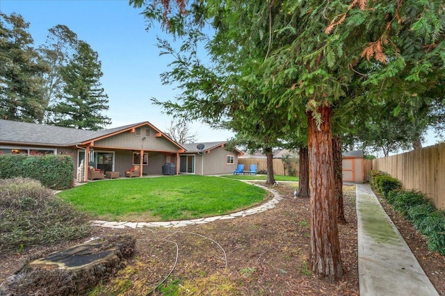 71 E Gettysburg Ave, Fresno, CA 93704 - rear view of property with a fenced backyard