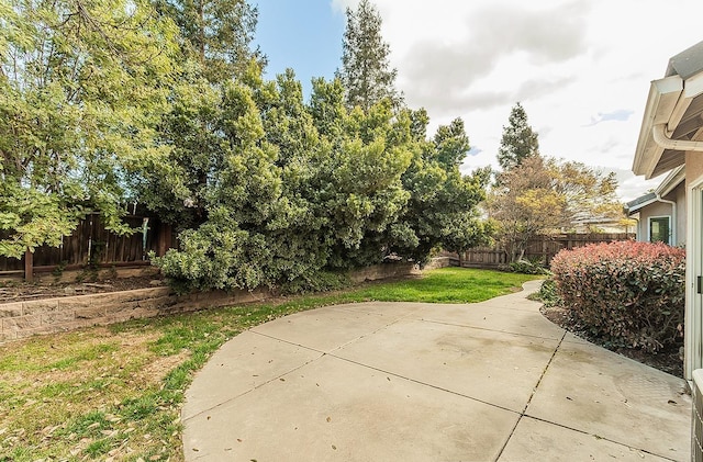 view of patio / terrace with a fenced backyard