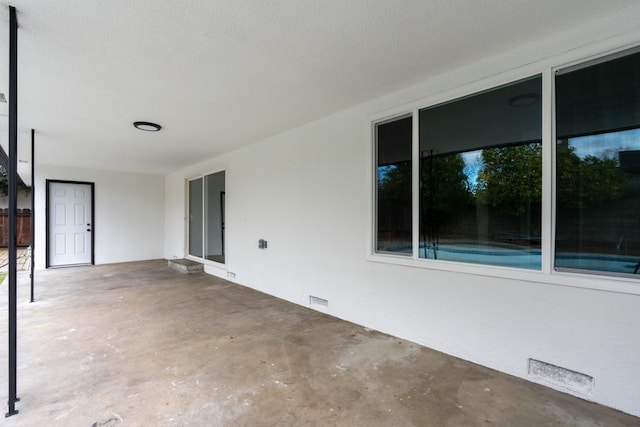 view of patio with visible vents