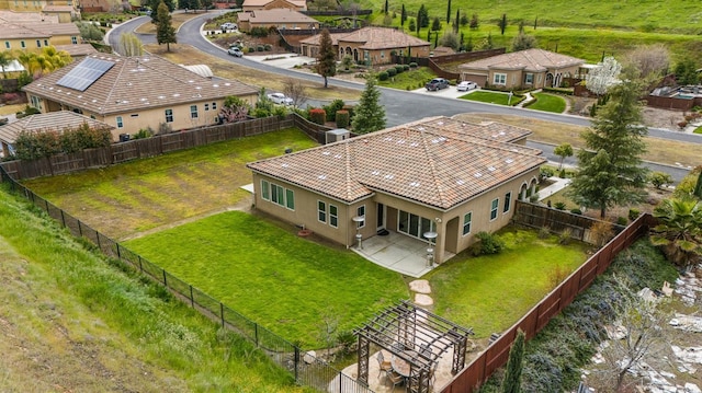 drone / aerial view