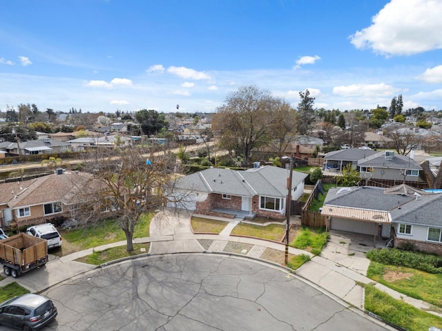 birds eye view of property featuring a residential view