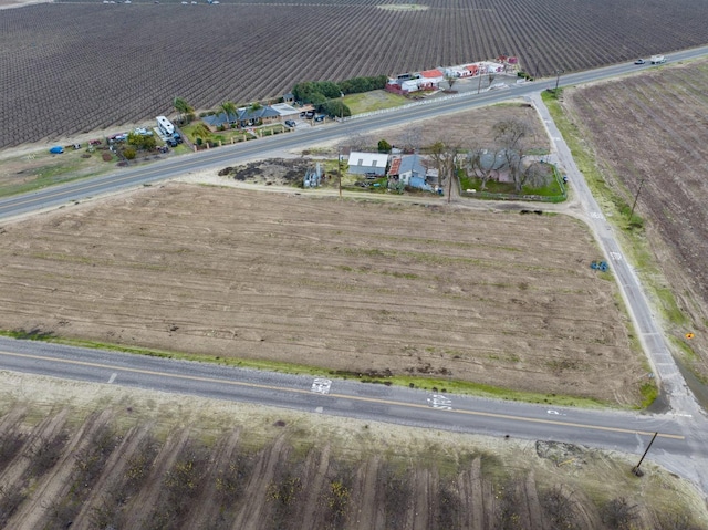 drone / aerial view with a rural view