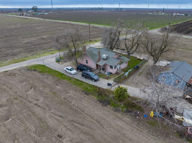 aerial view featuring a rural view