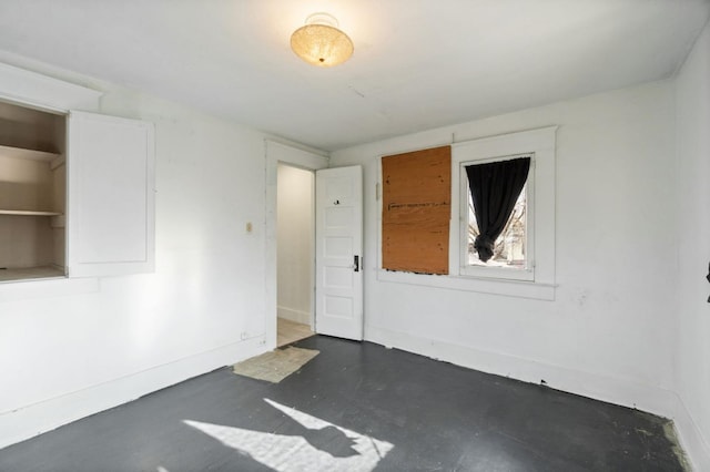 interior space with baseboards