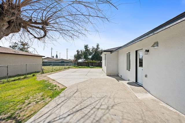 view of patio / terrace featuring a fenced backyard