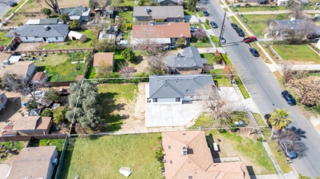 birds eye view of property featuring a residential view