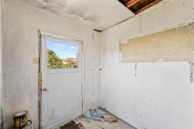 view of doorway to outside