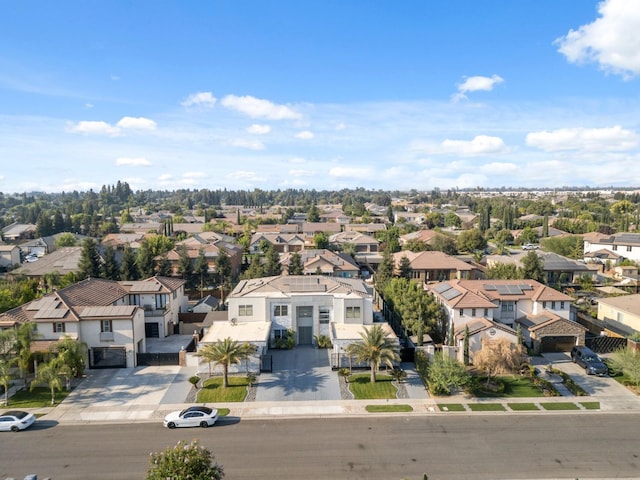 aerial view featuring a residential view