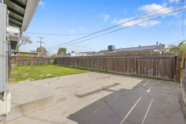 view of patio / terrace with a fenced backyard