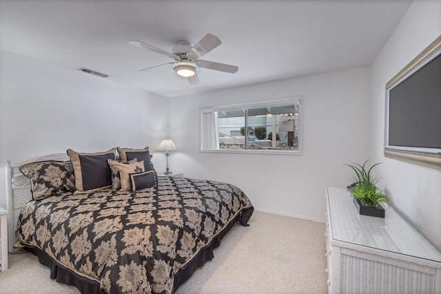 39118 Lake Dr, Bass Lake, CA 93604 - bedroom with carpet floors and a ceiling fan