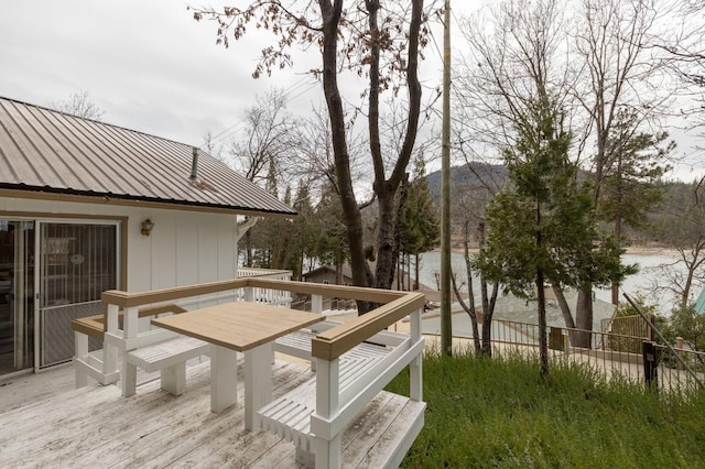 39118 Lake Dr, Bass Lake, CA 93604 - view of wooden deck