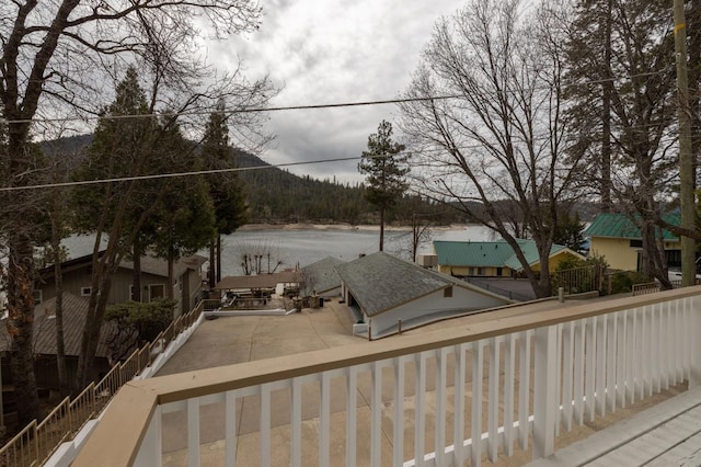 39118 Lake Dr, Bass Lake, CA 93604 - view of wooden terrace