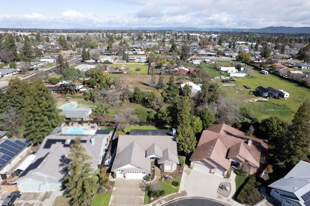 birds eye view of property featuring a residential view