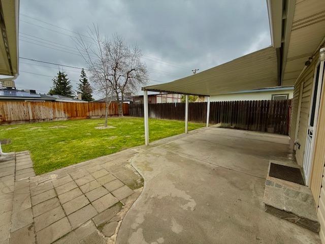 view of patio / terrace featuring a fenced backyard