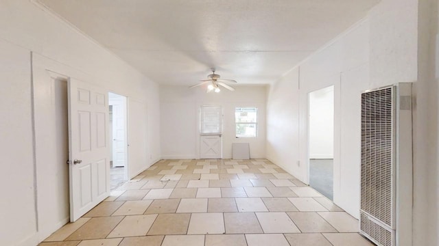 683 E Polk St, Coalinga, CA 93210 - entrance foyer featuring a heating unit and a ceiling fan