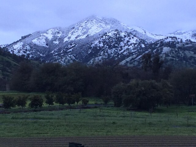 property view of mountains with a rural view