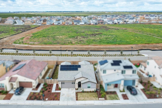 aerial view featuring a residential view