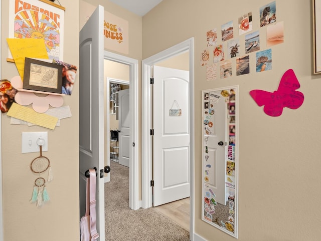 40023 Woodsong Way, Oakhurst, CA 93644 - hallway featuring carpet flooring