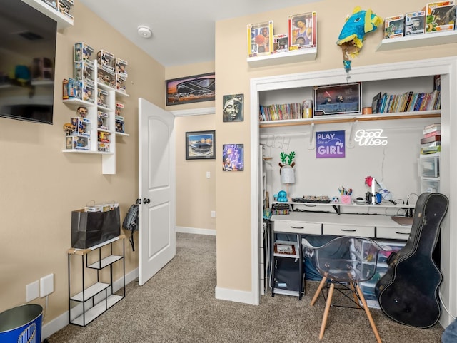 40023 Woodsong Way, Oakhurst, CA 93644 - office area with carpet floors and baseboards