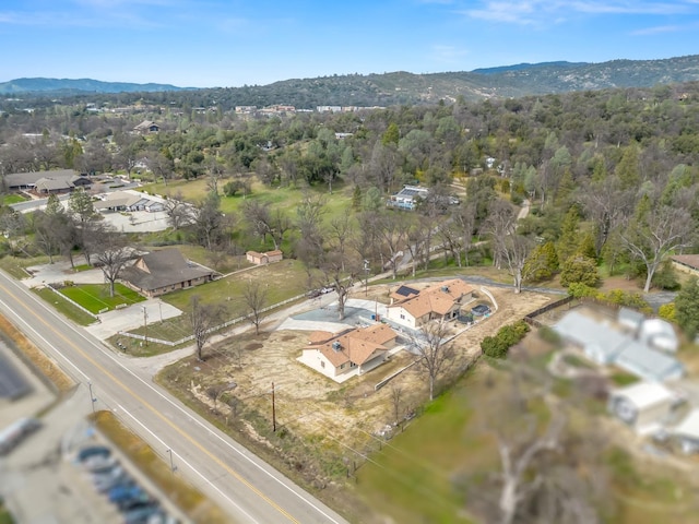 40023 Woodsong Way, Oakhurst, CA 93644 - bird's eye view featuring a mountain view and a forest view