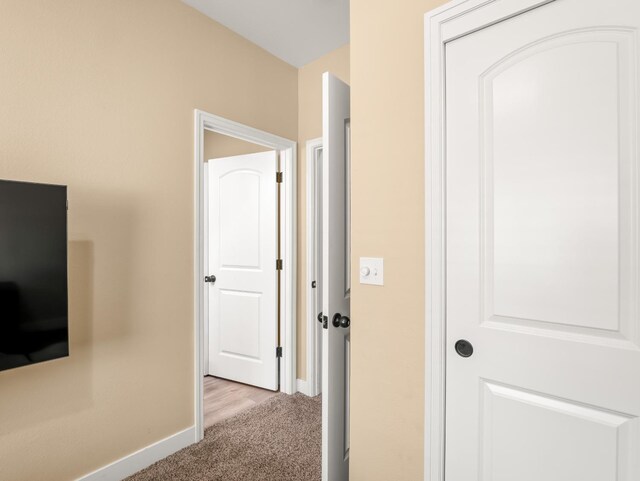 40023 Woodsong Way, Oakhurst, CA 93644 - corridor featuring baseboards and carpet flooring