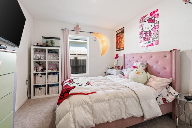 bedroom featuring carpet floors