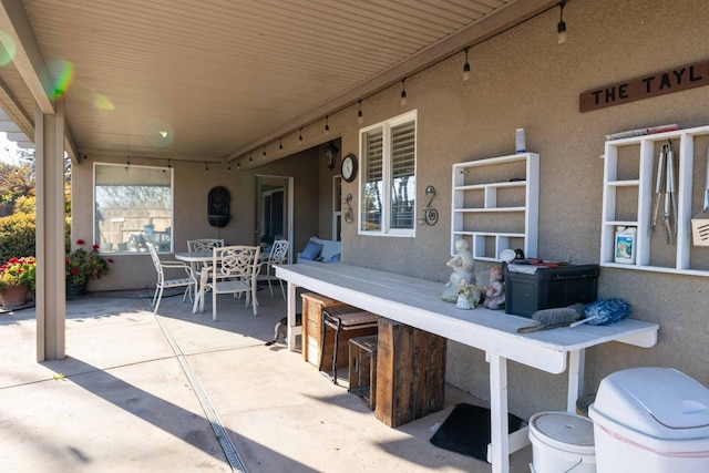 view of patio / terrace with outdoor dining space