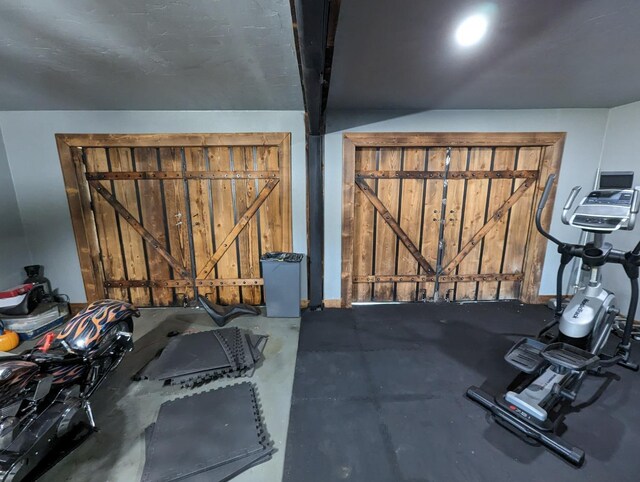 view of exercise room