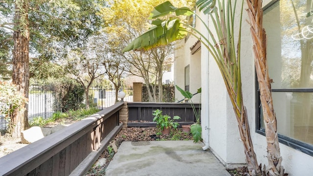 balcony featuring a patio area