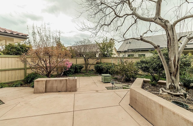 view of patio / terrace with a fenced backyard