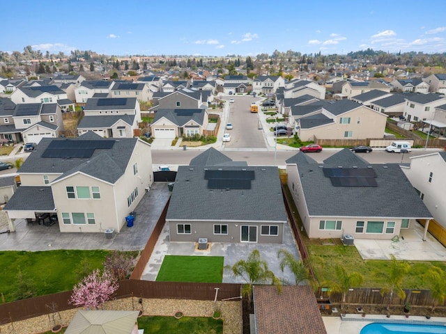 birds eye view of property featuring a residential view