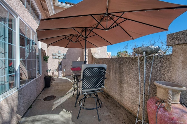 view of patio