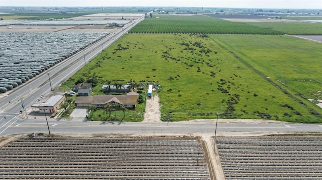 bird's eye view featuring a rural view