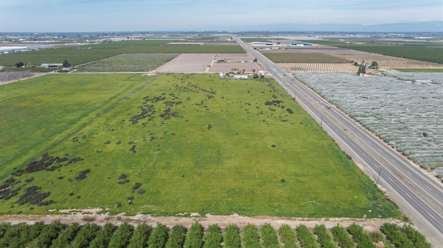 aerial view featuring a rural view