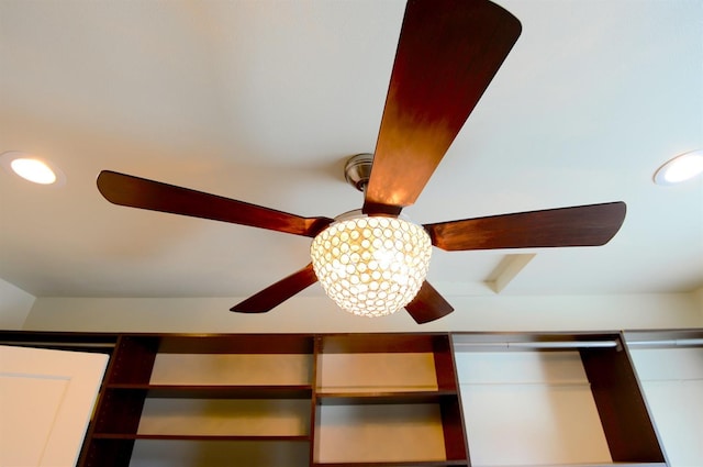 interior details with recessed lighting