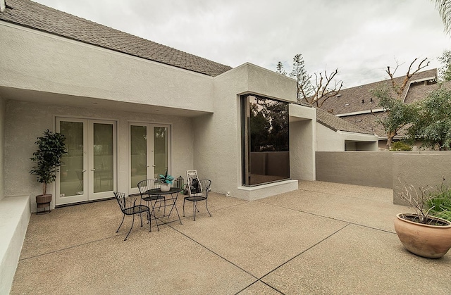 view of patio / terrace with french doors