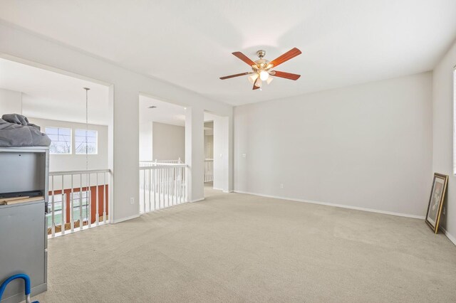 1410 Azalea St, Kingsburg, CA 93631 - spare room with ceiling fan and carpet flooring