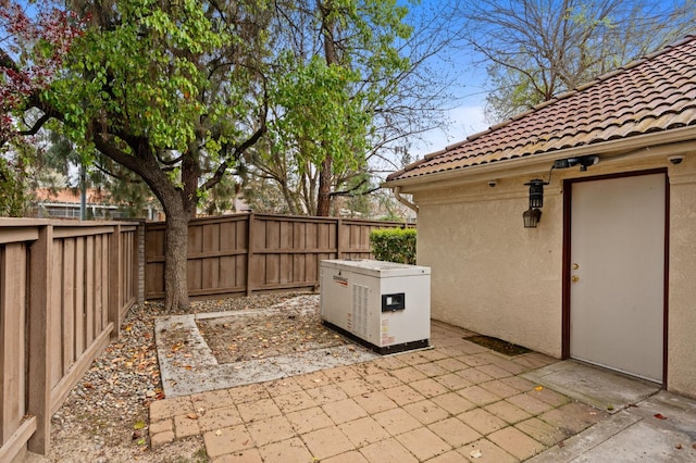 view of patio / terrace with a fenced backyard