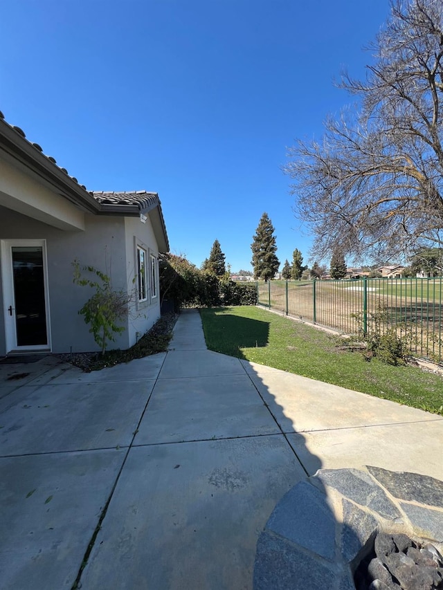 view of patio / terrace with fence