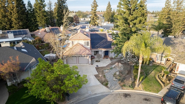 birds eye view of property featuring a residential view