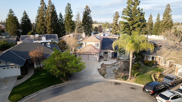 drone / aerial view featuring a residential view