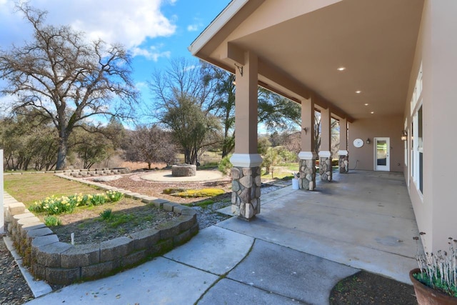 view of patio