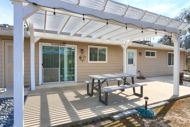 29878 Deer Trail Ln, Coarsegold, CA 93614 - back of house with a patio, a pergola, and outdoor dining area