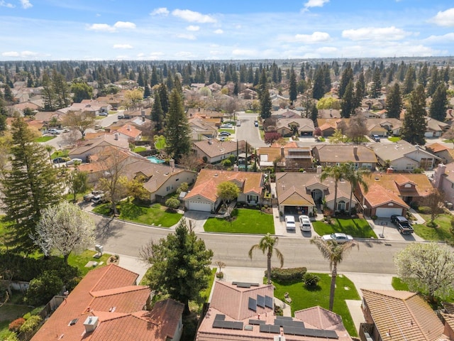 bird's eye view featuring a residential view